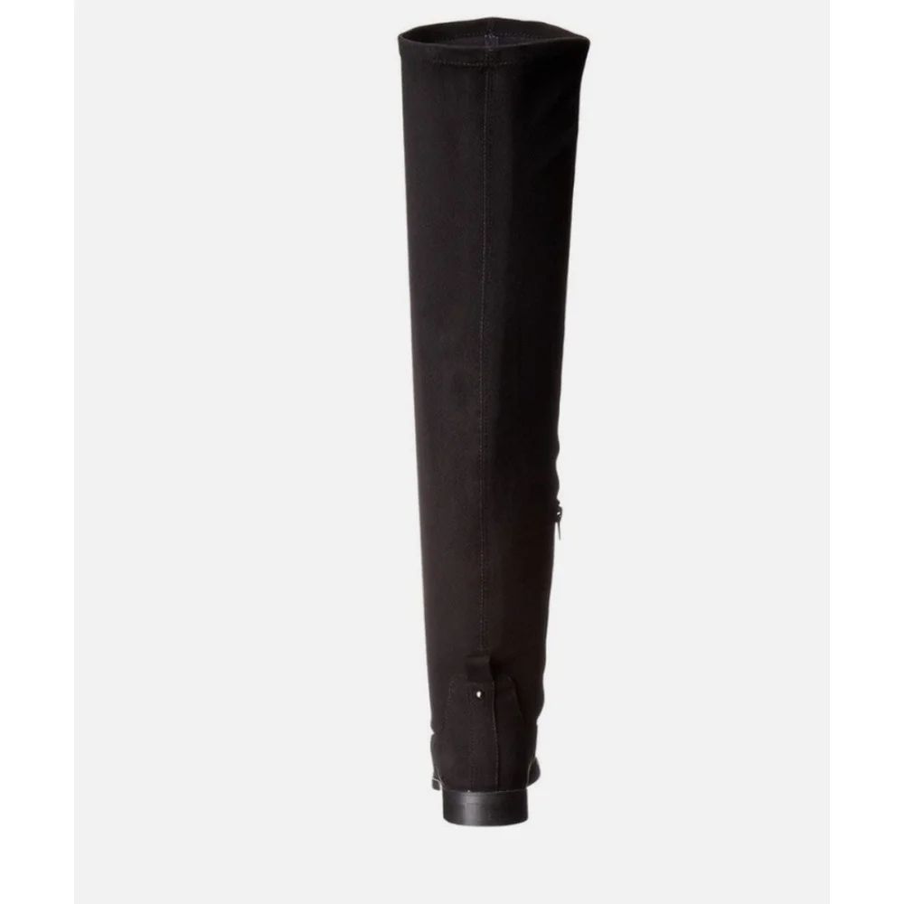 Kenneth Cole Reaction Womens Wind-Y Black Textile Over the Knee Boots Size 9